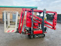 HINOWA LIGHT LIFT 1472 TRACKED MANLIFT*12.5M REACH*VIDEO*