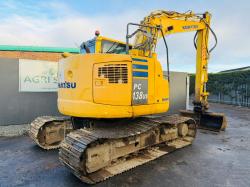 KOMATSU PC138 US EXCAVATOR*ENGINE SMOKES*C/W BUCKET*YEAR 2013*VIDEO*