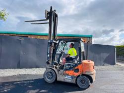 DOOSAN D25S-5 2 STAGE MAST FORKLIFT*YEAR 2012*VIDEO*
