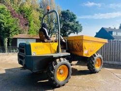 AUSA D600AP 4WD DUMPER * 1829 HOURS * C/W ROLE BAR & KUBOTA ENGINE 