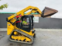 CATERPILLAR 249D3 TRACKED SKIDSTEER*C/W BUCKET*YEAR 2019*VIDEO*