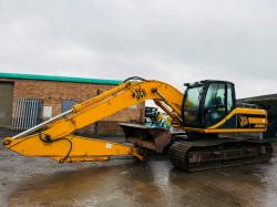 JCB JS200L EXCAVATOR*1 OWNER FROM NEW*C/W BUCKET*VIDEO*