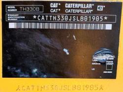CAT TH330B TURBO TELEHANDLER*C/W EURO ADAPTION PLATE*VIDEO*