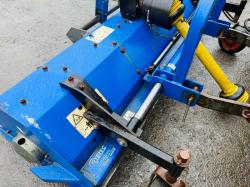 KUBOTA L4150 4WD TRACTOR*C/W RYETECH FLAIL MULCHER*VIDEO*