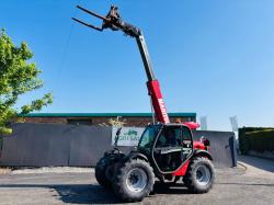 MANITOU 629 TURBO TELEHANDLER *AG SPEC* C/W PALLET TINES*YEAR 2016*VIDEO*