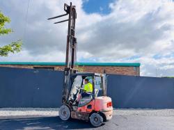 DOOSAN D25S-5 3 STAGE MAST FORKLIFT*YEAR 2012*VIDEO*