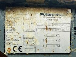 PUTZMEISTER SINGLE AXLE SCREED PUMP*YEAR 2018*VIDEO*