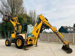 FERMEC 750 4WD BACKHOE DIGGER C/W EXTENDING DIG *VIDEO*