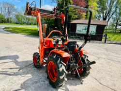 KUBOTA B1500D 4WD TRACTOR *ONLY 231 HOURS* C/W FRONT LOADER AND BUCKET 