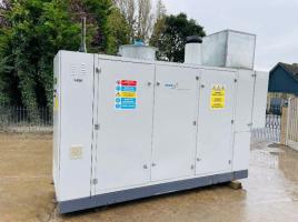 STAMFORD 125KVA 3 PHASE GENERATOR *YEAR 2009* C/W MAN E0836 E302 GAS ENGINE *VIDEO*
