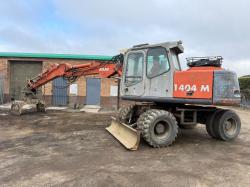 ATLAS 1404M WHEELED EXCAVATOR*C/W ROTATING SLECETOR GRAB*VIDEO*