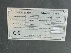 *NEW*JPC HT12 EXCAVATOR*CHOICE OF 2*C/W TWIN AXLE TRAILER*VIDEO*