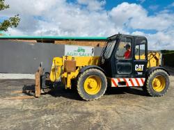 CATERPILLAR TH63 TELEHANDLER*C/W JACK LEGS*VIDEO*