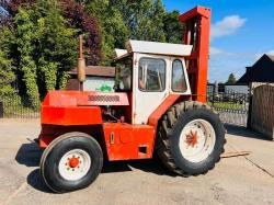 FINLAY F60 ROUGH TERRIAN FORKLIFT C/W TWO STAGE MAST *VIDEO*