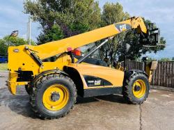 CATERPILLAR TH360B 4WD TRUBO TELEHANDLER *13.5 METER, 4399 HOURS*C/W PALLET TINES*VIDEO*