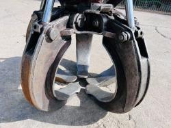 HYDRAULIC 5 TINE ROTATING SCRAP GRAB TO SUIT SCRAP HANDLER 