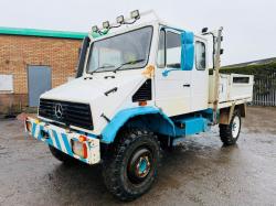 MERCEDES-BENZ AG UNIMOG U140L 4X4*C/W DROPSIDE*VIDEO*