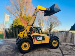 CATERPILLAR TH336 4WD TELEHANDLER * YEAR 2009 * C/W BRAND NEW BUCKET *VIDEO*