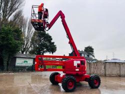 GENIE Z-4525 AIREL PLATFORM * 24FT REACH * C/W TELESCOPIC BOOM *VIDEO*