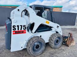 BOBCAT S175 HIGHLIFT SKIDSTEER *C/W 3 IN 1 BUCKET*READING 2621 HOURS*VIDEO*