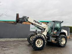 TEREX T250 WHEELED LOADER*C/W PALLET TINES*VIDEO*