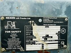 NEXEN FD35 CONTAINER SPEC FORKLIFT*YEAR 2010*C/W PALLET TINES*VIDEO*