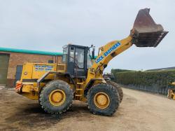 SAMSUNG SL150 WHEELED LOADING SHOVEL*C/W BUCKET*VIDEO*