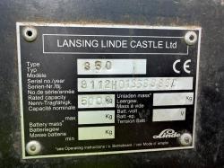 LANSING LINDE S50 SIDE LOADING FORKLIFT*C/W PALLET TINES*VIDEO*