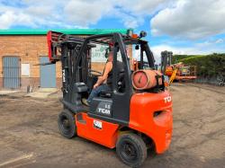 TCM U1D2A20LH FORKLIFT*C/W FORK POSITIONER*YEAR 2021*VIDEO*