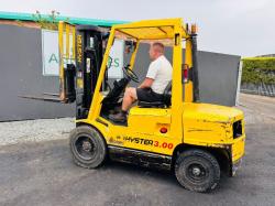 HYSTER H3.00XM FORKLIFT*C/W PALLET TINES*VIDEO*