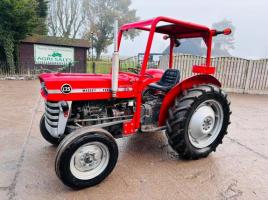 MASSEY FERGUSON 135 MULTI POWER TRACTOR C/W ROLE FRAME *VIDEO*