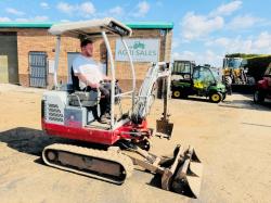 TAKEUCHI TB016 EXCAVATOR*C/W EXPANDING TRACKS*YEAR 2013*VIDEO*