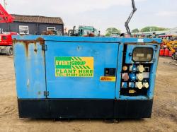 STEPHILL 25KVA STATIONARY GENERATOR*C/W KUBOTA ENGINE*YEAR 2012*VIDEO*