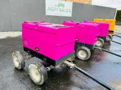 ARC GEN TOWABLE WELDER/GENERATOR*CHOICE OF 4*YEAR 2010*VIDEO*