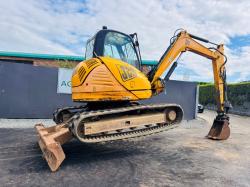 JCB 8080 TRACKED EXCAVATOR*YEAR 2010*C/W BUCKET*VIDEO*