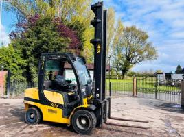 YALE GDP35 DIESEL FORKLIFT *YEAR 2011* C/W PALLET TINES & SIDE SHIFT 