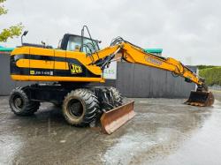 JCB JS145 WHEELED EXCAVATOR*C/W BUCKET*VIDEO*