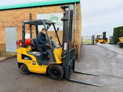 CATERPILLAR GP20NT FORKLIFT*YEAR 2015*C/W PALLET TINES*VIDEO*