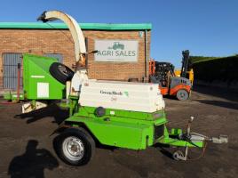 GREEN MECH CM200 TOWABLE WOOD CHIPPER*C/W LISTER ENGINE*VIDEO*