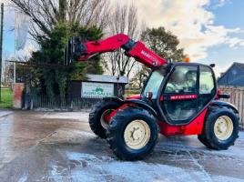 MANITOU MLT629-120 4WD TELEHANDLER *AG-SPEC* C/W PICK UP HITCH *VIDEO*