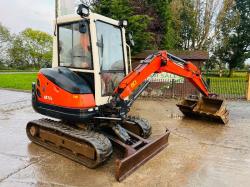 KUBOTA KX71-3 EXCAVATOR *YEAR 2012, 4178 HOURS* C/W 3 X BUCKETS *VIDEO*