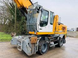 LIEBHERR A934C HIGH RISE SCRAP HANDLER*C/W SCRAP GRAB*YEAR 2013*VIDEO*