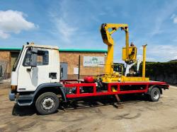 DAF 45-150 LORRY*C/W SUPPORT LEGS AND MANLIFT*VIDEO*