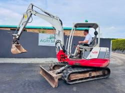 TAKEUCHI TB250 RUBBER TRACKED EXCAVATOR*C/W BUCKET*VIDEO*