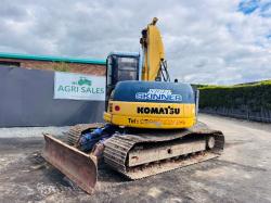 KOMATSU PC130 LC TRACKED EXCAVATOR*C/W OFFSET BOOM*VIDEO*