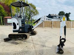 BOBCAT E17Z MINI DIGGER *YEAR 2017 , ONLY 2740 HOURS* C/W EXPANDING TRACKS 