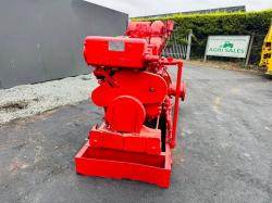 CUMMINGS N-855-F 6 INCH WATER PUMP *C/W 6 CYLINDER ENGINE*VIDEO*