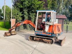KUBOTA KX60 TRACKED EXCAVATOR C/W 2 X BUCKETS *VIDEO*