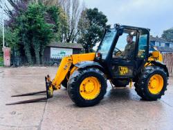 JCB 526S 4WD TELEHANDLER *AG-SPEC* C/W JOYSTICK CONTROL & PALLET TINES *VIDEO*