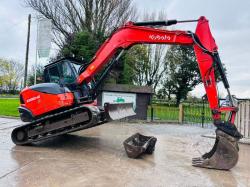 KUBOTA KX080-4TRACKED EXCAVATOR *YEAR 2020, 3465 HOURS* C/W QUICK HITCH *VIDEO*